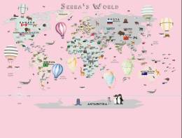 Kız Odası Dünya Haritası