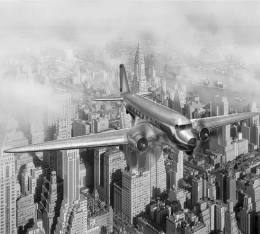 3-1317 New York Üzerinde Douglas DC-7