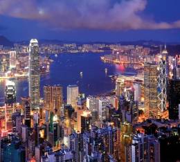 3-1318 Hong Kong Şehir Manzarası