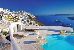 4-1443 Yunanistan Santorini adası