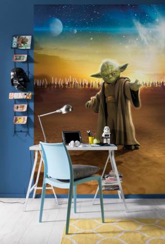 4-442 Komar Star Wars Master Yoda Çocuk Duvar Kağıdı - 1