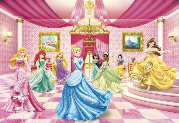 8-476 Komar Princess Ballroom (Prenses) Çocuk Odası Duvar Kağıdı - 0