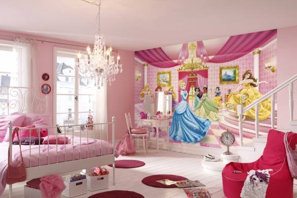 8-476 Komar Princess Ballroom (Prenses) Çocuk Odası Duvar Kağıdı - 1