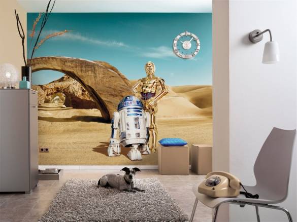 8-484 Komar Star Wars Lost Droids Çocuk Odası Duvar Kağıdı - 1