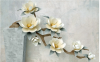 Bonsai Çiçek Desenli 3D Duvar Kağıdı - Thumbnail (2)