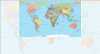 Çocuk odası dünya haritası duvar kağıdı - Thumbnail (8)