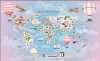 Çocuk odası dünya haritası duvar kağıdı - Thumbnail (22)