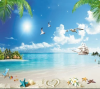 Deniz kabukları yıldız sahil duvar kağıdı THM-039 - Thumbnail (1)