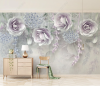 Lavanta Çiçeği 3D Duvar Kağıdı - Thumbnail (1)