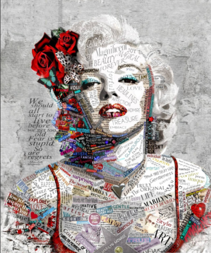 Marilyn Monroe duvar kağıdı özel tasarım - 1