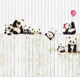 Pandalı Çocuk Odası Duvar Kağıdı