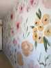 Pastel çiçekli genç ve çocuk odası duvar kağıdı - Thumbnail (6)